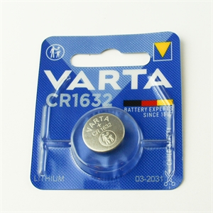CR1632 Lithium batteri fra Varta - knap batteri.